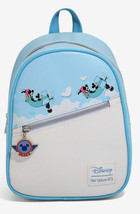 NWT Her Universe Disney Mickey Mouse Mini Backpack Bag Airplane Minnie Plane - £31.96 GBP