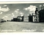 Saskatchewan Ave Portage La Prairie  Manitoba Real Photo Postcard 1946 - £14.36 GBP