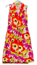 Possibility by Fiori Di Zucca Womens Dress Sz S 90s 100% Silk Floral Vacation - £22.25 GBP