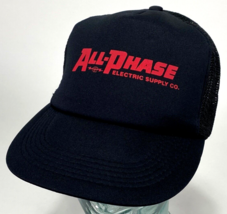All Phase Electric Supply Co. Hat-Mesh-Black Red-Snapback-Trucker Cap - $9.50