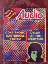 Rare AUDIO Hi Fi Magazine March 1974 Bob Dylan at the Spectrum Phono Car... - £12.87 GBP