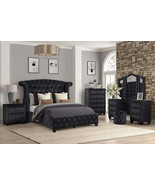 Queen 5-Pc Vanity Set, Black Finish - $3,066.99