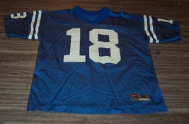 Indianapolis Colts #18 Payton Manning Nfl Football Jersey Youth Medium 10-12 - £15.82 GBP