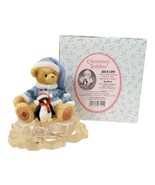Cherished Teddies Audrey #865109 2001 Girl With Penguin Syndicated Catal... - €16,47 EUR