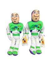 Lot of 2 Vintage Disney BUZZ 9&quot; Bean Bag Toys - $14.84