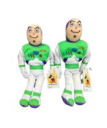 Lot of 2 Vintage Disney BUZZ 9&quot; Bean Bag Toys - $20.29 CAD