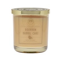 DW Home Richly Scented Candles Medium Single Wick 9.3 oz. - Bourbon Barrel Cake - £29.56 GBP