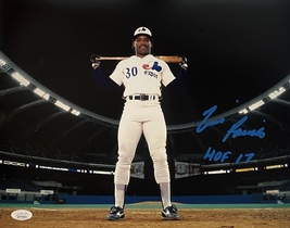 Tim Raines Autograph Hand Signed 11” X 14” Montreal Expos Photo Hof 17 Jsa Cert - £103.60 GBP