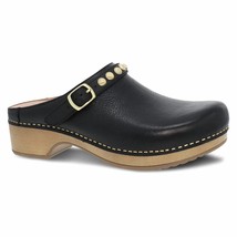 Dansko women&#39;s britton studded convertible mule in Black Tumbled - £74.99 GBP