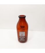 Vintage Damascus Milk Bottle Amber Glass 1 Quart Portland OR Nu-Rich Hom... - $827.93 MXN