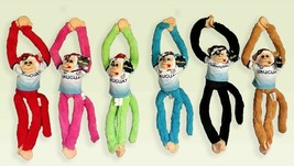Uruguay Soccer Jersey Plush Stuffed Toy Hanging Monkey 18&quot; w/ Sounds Lot Of 6 - £38.20 GBP