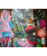 NEW Lg Dog Supply Mixed Lot Starter Pk 17 ct w/ bowl collar clothes toys... - £25.38 GBP