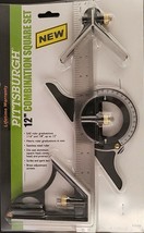 12” Layout Multi-Angle Square Combination Protractor Measuring Set - $13.85