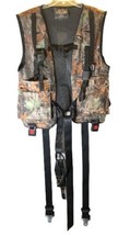 Big Game Treestands Safety Vest Matrix Camo Hunting 175-250lbs CR85-VLX -LG/XL - $45.49