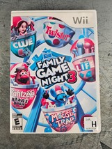 Hasbro Family Game Night 3 (Nintendo Wii, 2010) Complete Works CIB Clue Life  - £14.69 GBP