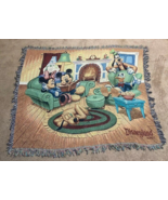 Disney Blanket  Mickey Mouse  Resort 50”x60” Tapestry Throw Afghan Winte... - $29.69