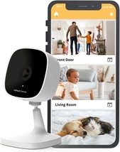 Indoor Security Camera AlfredCam Plug in Baby Pet Monitor 1080P Night Vision Wid - £45.03 GBP