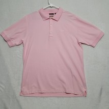 Reebok RBK Golf Shirt Mens XL Pink Play Dry Polo Solid Short Sleeve - £14.13 GBP