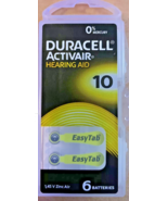 Duracell Activair (60 Pack) Size 10 Yellow Hearing Aid Batteries 1.45V Z... - €12,88 EUR