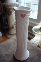 FIDA Made in Japan Bud vase Decorated with Pink Hearts Orig [80] - £16.87 GBP