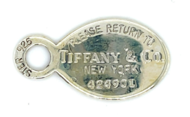 Tiffany and Co. Sterling Silver “Return To” Dog Tag - $99.00
