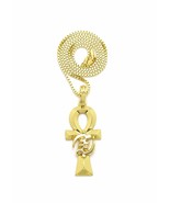 [Icemond] Egyptian Symbol Ankh and Gye Nyame Chain Necklace - £13.38 GBP