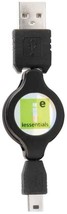 Iessentials Mini Usb To Usb Fast Transfer Retractable Data Cable - £28.30 GBP