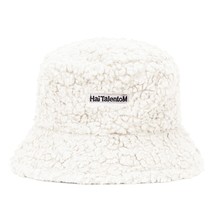 Ter pure color faux fur fluffy bucket hats women outdoor warm sun hat soft velvet furry thumb200