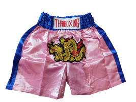 M KIDS Muay Thai Boxing Short Pants Pant MMA Kickboxing Men Women Workout MSK003 - £19.76 GBP