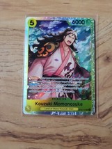 Kouzuki Momonosuke. One Piece English. Wings Of The Captain. Op06-107 SR - £3.94 GBP