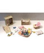 Sylvanian Families Calico Critters Baby&#39;s Nursery Playset With 2 Baby Bu... - $56.06 CAD