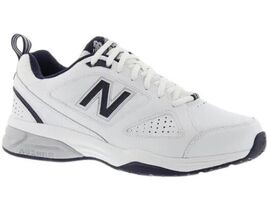 NEW BALANCE 623 V3 MENS SIZE 7 D WHITE &amp; NAVY CROSS TRAINING RUNNING SNE... - $72.17