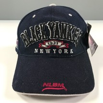 Vintage New York Black Yankees Hat Navy Blue NLBM Negro Leagues Curved Brim - £117.17 GBP