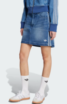 adidas Originals Adicolor 3S Denim Mini Skirt Women&#39;s Lifestyle Dress NW... - $91.72
