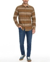 Hurley Long Sleeve Brushed Flannel Button Up Shirt BRONZED Men&#39;s SZ XL NWT - $21.29