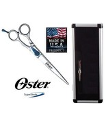 Oster SUPERSTEELS CONVEX2 HEAVY 8&quot; STRAIGHT SHEAR &amp;CASE Pet Dog Grooming... - £160.35 GBP