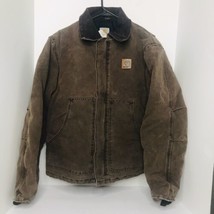 Vintage Carhartt J22 Quilt Lined Jacket Coat Chocolate Brown Mens Medium... - $222.70