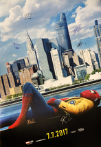 Spiderman Homecoming Movie Poster Signed - £143.85 GBP