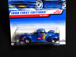 Hot Wheels 1998 First Editions &#39;40 Ford Pickup Truck #20 of 40 Cars 1:64... - £1.55 GBP