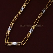Unisex Italian Turkey chain 916% 22k Gold Chain Necklace Daily wear Jewelry 117 - £2,501.29 GBP+