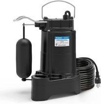 The Acquaer 1/3 Hp Submersible Sewage/Effluent Pump, 3680, And Flooding ... - £147.05 GBP