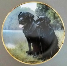 Franklin Mint Sporting Companions Collector Plate Labrador Dog Nigel Hemming EUC - $16.32