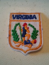 024 Vintage BSA Boy Scouts? Virginia Shoulder Patch White - $14.99
