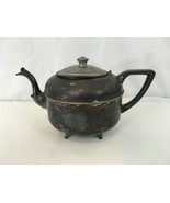 Antique Empire 494 Silver Plated Distressed Teapot Home Decor - £22.94 GBP