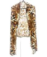 Leopard Print With Reflective Bling Dots 88&quot; long Stretchy Shawl - €21,34 EUR