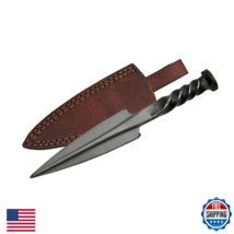 SZCO Hand-Forged Railroad Spike Spear Dagger 10" Carbon Steel Arrow-Tip ... - $36.04