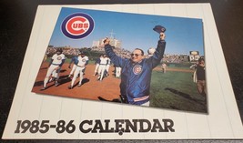 1985-86 Chicago Cubs Wall Calendar from Budweiser - Lee Elia and team on cover - - £10.82 GBP