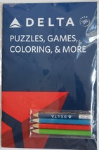 Delta Airlines Sky Team Puzzles, Games, Coloring &amp; More Kiddie Pack, new - £3.94 GBP