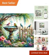 5D Diamond Painting Kit for Adults - Full Drill Crafting with Bird Theme... - $19.75