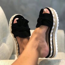 Slippers Women Sandals Platform Sandals Shoes Black 40 - £17.54 GBP